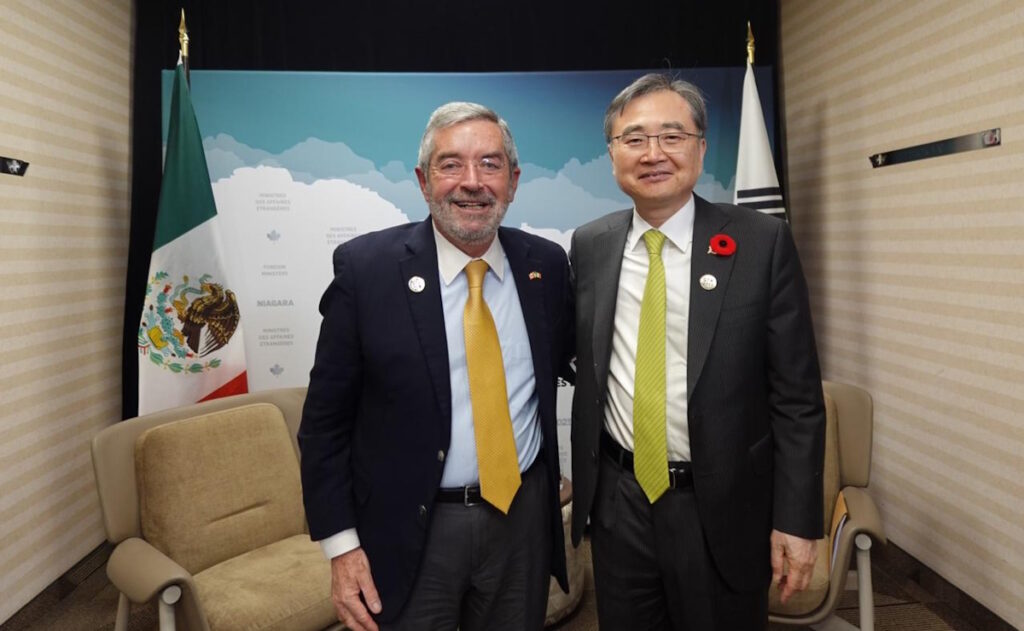 México y Corea del Sur abordan comercio, inversión y APEC 2028