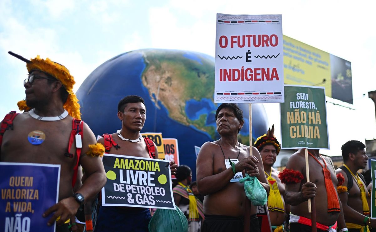 Miles de manifestantes alzan su voz en la COP30 Miles de manifestantes alzan su voz en la COP30