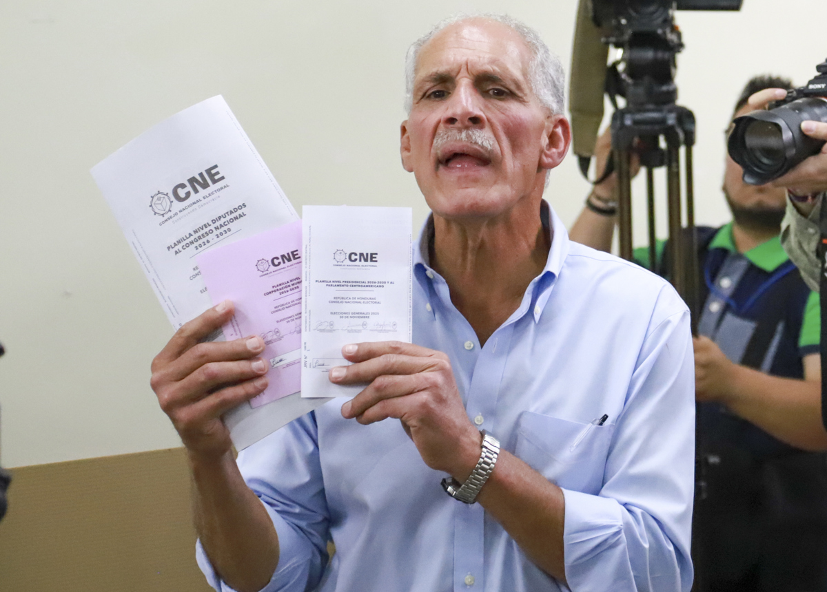 Nasry Asfura aventaja en las elecciones de Honduras, según el primer informe