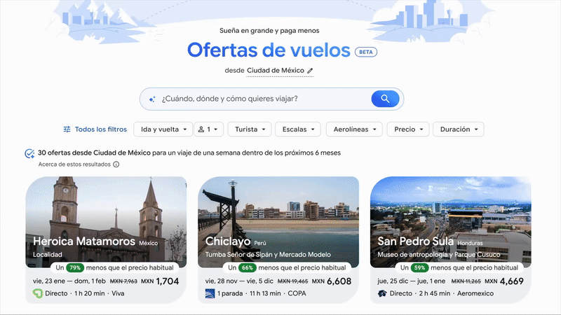 Google lanza 'Ofertas de vuelos' para planificar viajes con IA - ofertas-de-vuelos-de-google