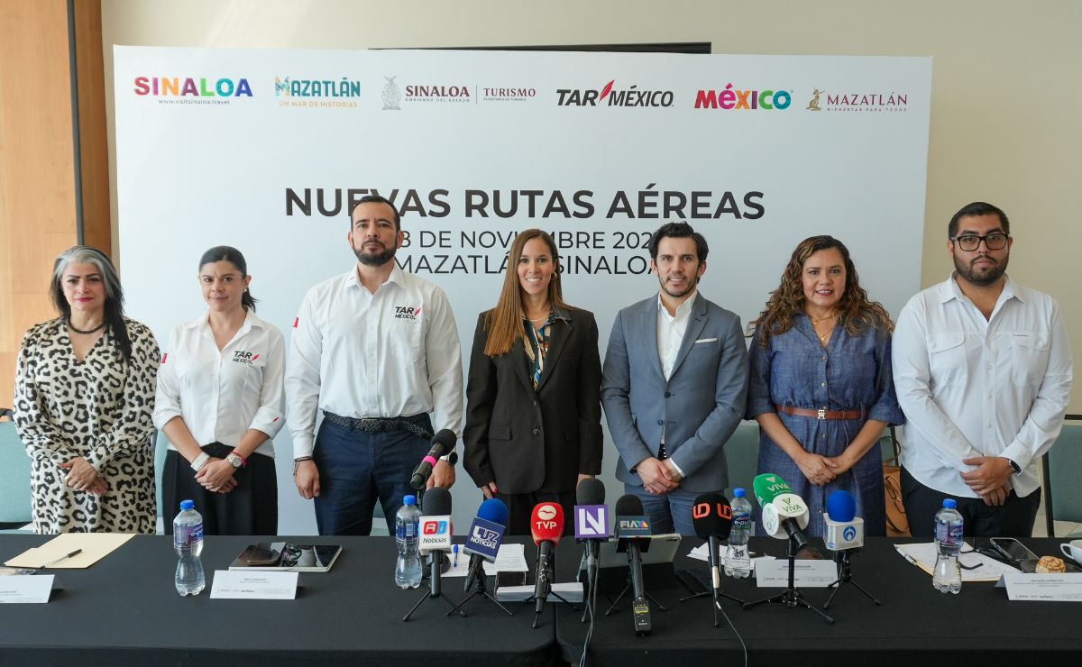 Sinaloa anuncia cuatro nuevas rutas aéreas; estas son