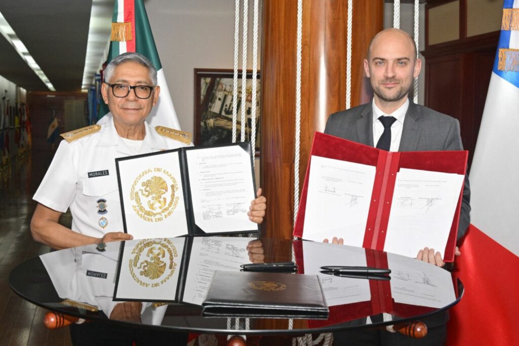 México y Francia firman Carta de Intención para consolidar seguridad marítima internacional