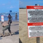 Retiran letreros ilegales de playa en Tamaulipas; SRE descarta participación de EE.UU.