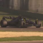 Video: ‘Checo’ Pérez ya rueda con Cadillac, pero con un Ferrari negro