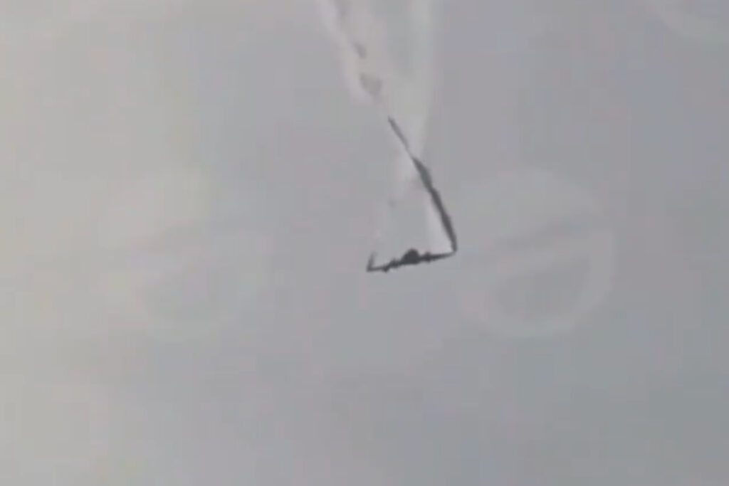 Video: Avión de carga del Ejército de Turquía se estrella en Georgia