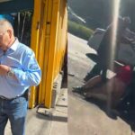 Video: Vigilante del CCH Vallejo agrede a alumna en muletas y a su mamá