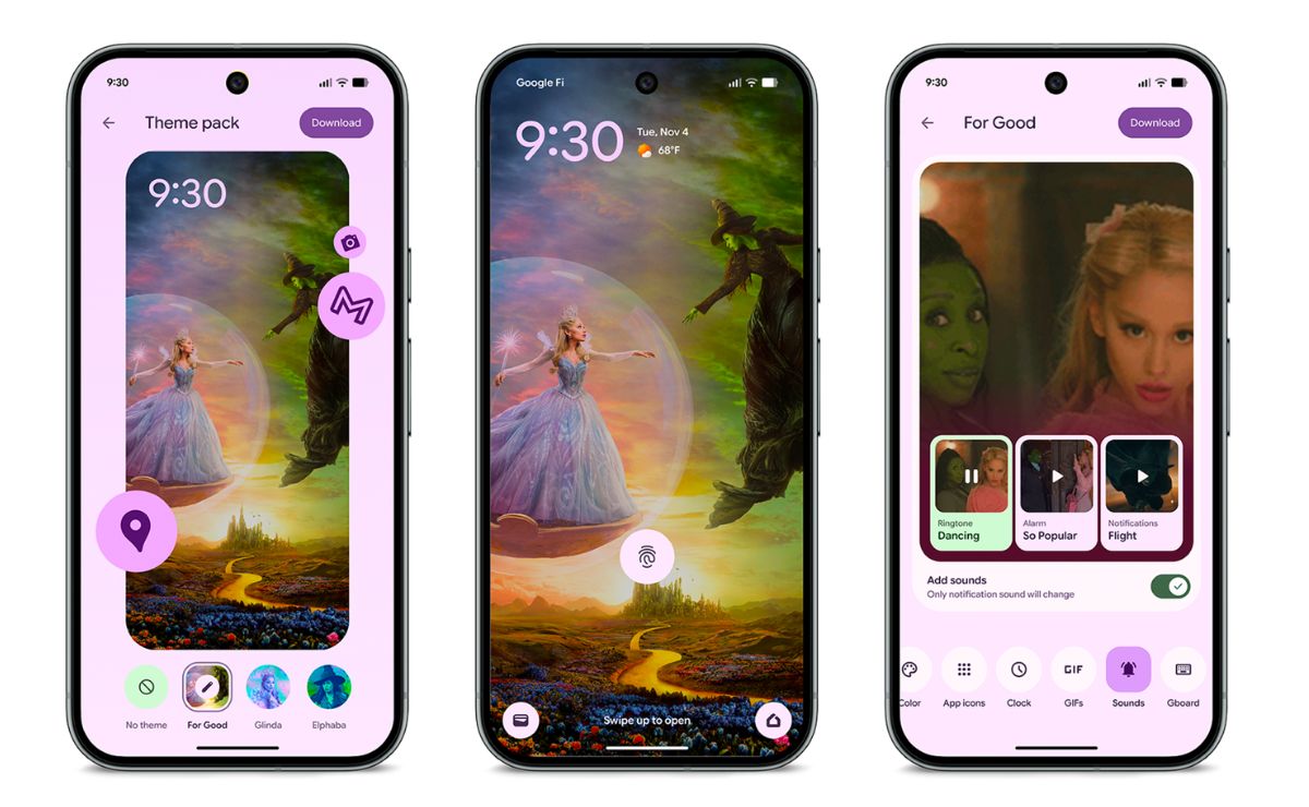 Wicked encabeza el Google Pixel Drop de noviembre - wicked-for-good
