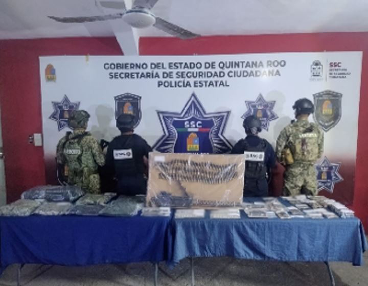 Gabinete de Seguridad reporta operativos y aseguramientos en diez estados - 231225-quintana-roo-01