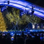 Trump y la primera dama encienden el árbol de Navidad de la Casa Blanca