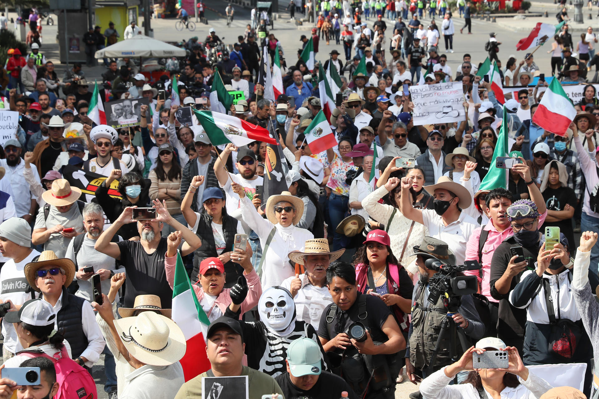 Saldo blanco en la marcha de la Generación Z de este domingo Saldo blanco en la marcha de la Generación Z de este domingo