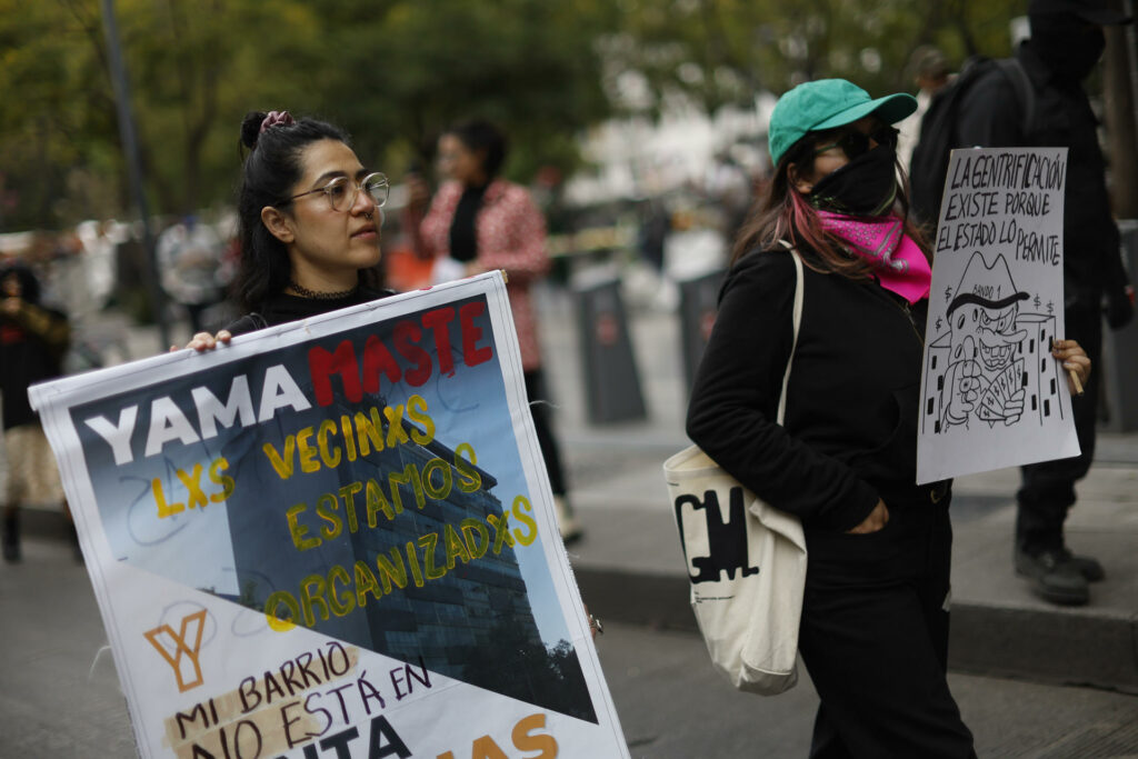 Manifestantes en Ciudad de México denuncian desalojos acelerados por el Mundial - 92d48324bfaa4da500e351ca78125dc348107779w-1024x683
