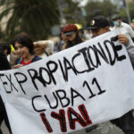 Manifestantes en Ciudad de México denuncian desalojos acelerados por el Mundial
