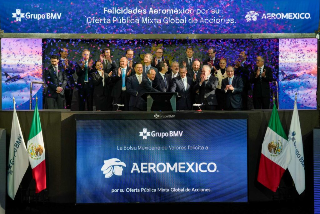 Aeroméxico campanazo BMV 4dic25