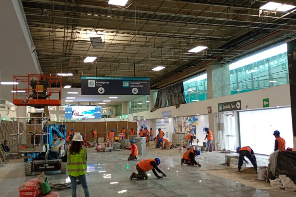 Obras mayores en AICM concluirán en abril de 2026, tendremos un mejor aeropuerto: Almirante Juan José padilla