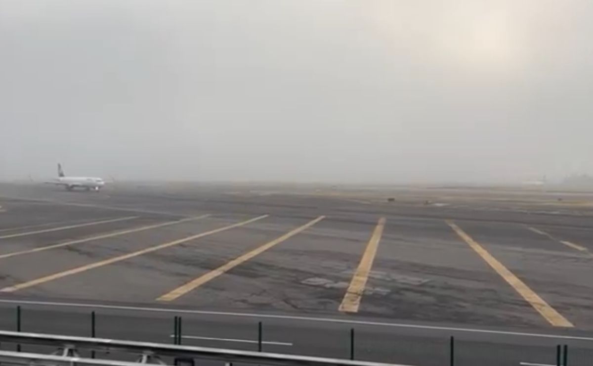 Neblina afecta operaciones en AICM; estos vuelos presentan retrasos