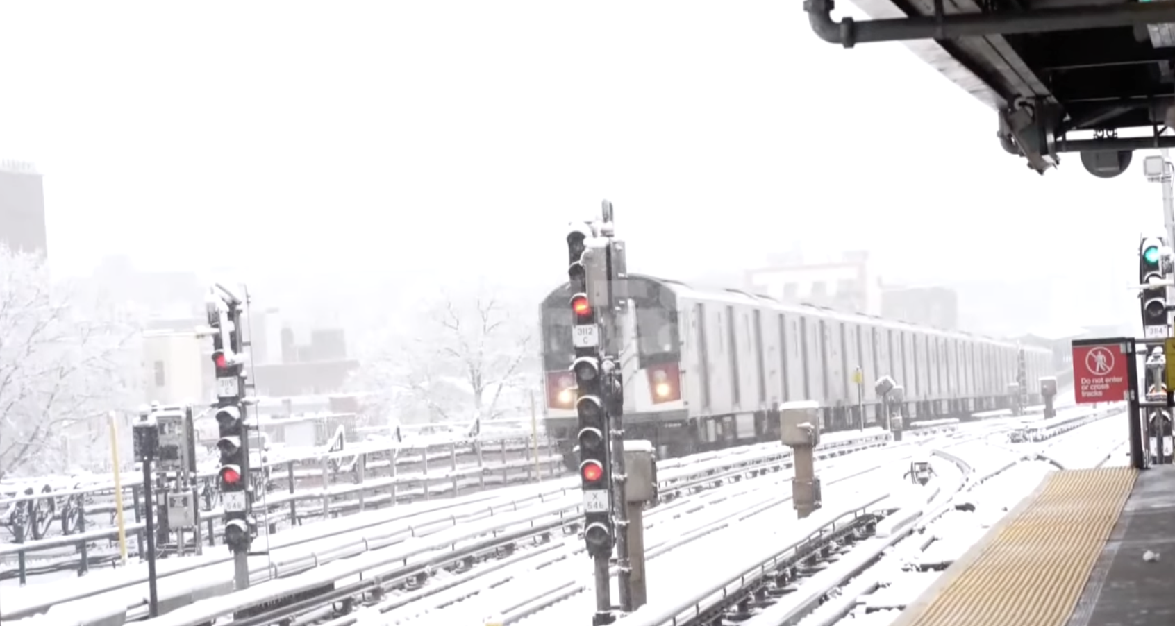Nueva York vive su primera nevada de la temporada Nueva York vive su primera nevada de la temporada