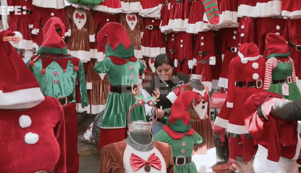 Las fiestas decembrinas fortalecen el comercio informal en México