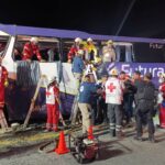 Choque de autobús y tractocamión deja dos muertos y 36 lesionados en Tamaulipas