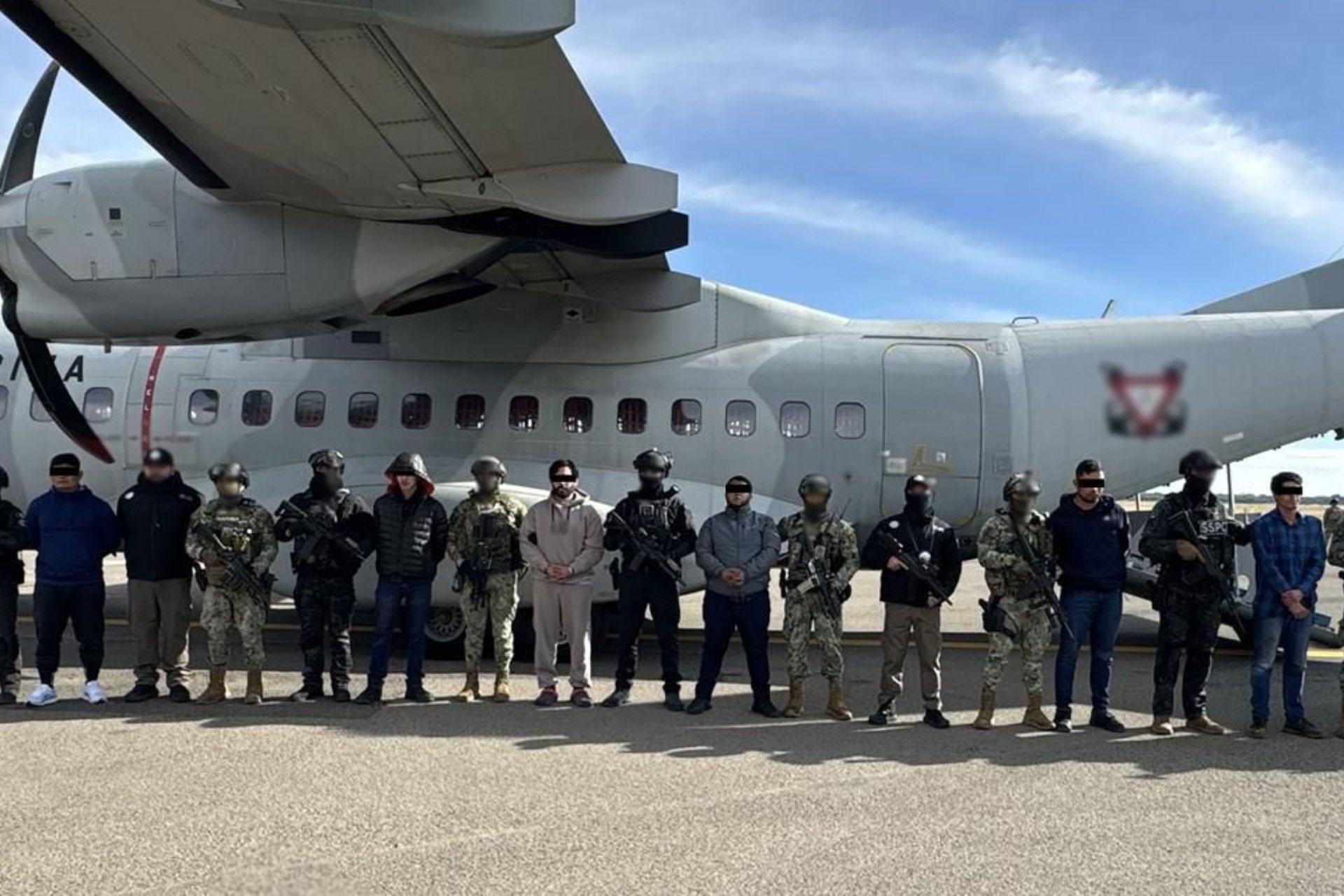 Junto al ‘Limones’, también fueron detenidos otros  cinco hombres por extorsión