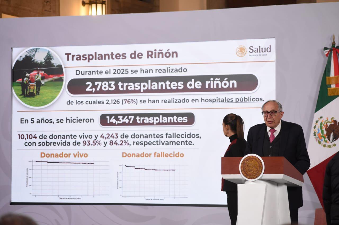 Secretaría de Salud lanza campaña para fomentar la donación de órganos y aumentar trasplantes