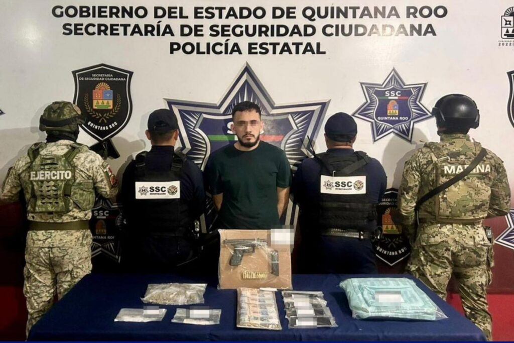 Cae el ‘Danone’, jefe de plaza del CJNG’ en zona norte de Quintana Roo