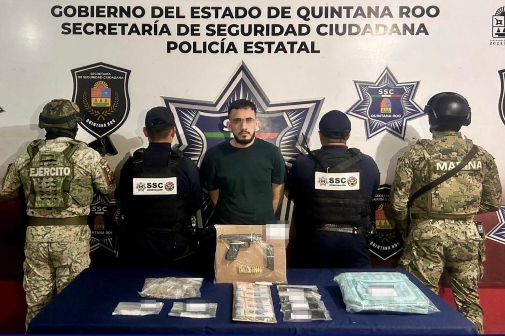 Cae el ‘Danone’, jefe de plaza del CJNG’ en zona norte de Quintana Roo