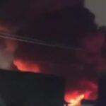 Incendio en fábrica de colchones desata fuerte movilización en Ixtapaluca