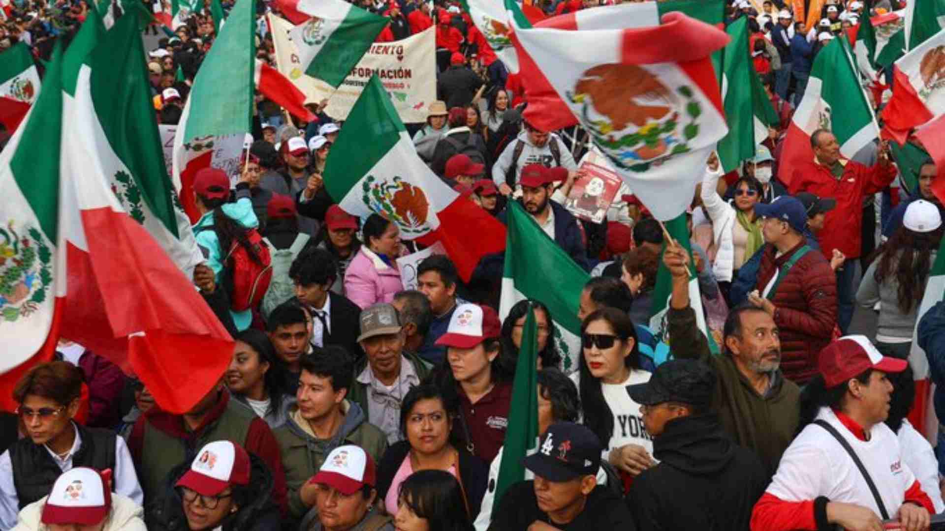 La “Marcha del Tigre” llega al Zócalo