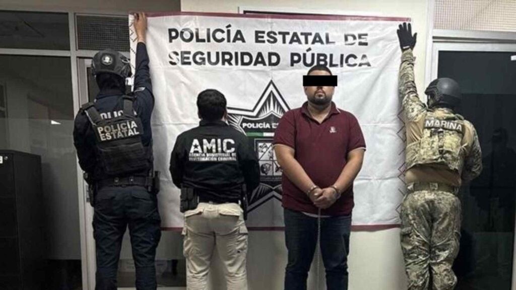 Marina detiene a presunto delincuente y asegura armas y droga tras cateo en Sonora