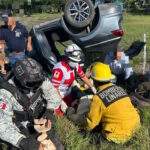 Secretaria de Bienestar de Tamaulipas sufre accidente carretero
