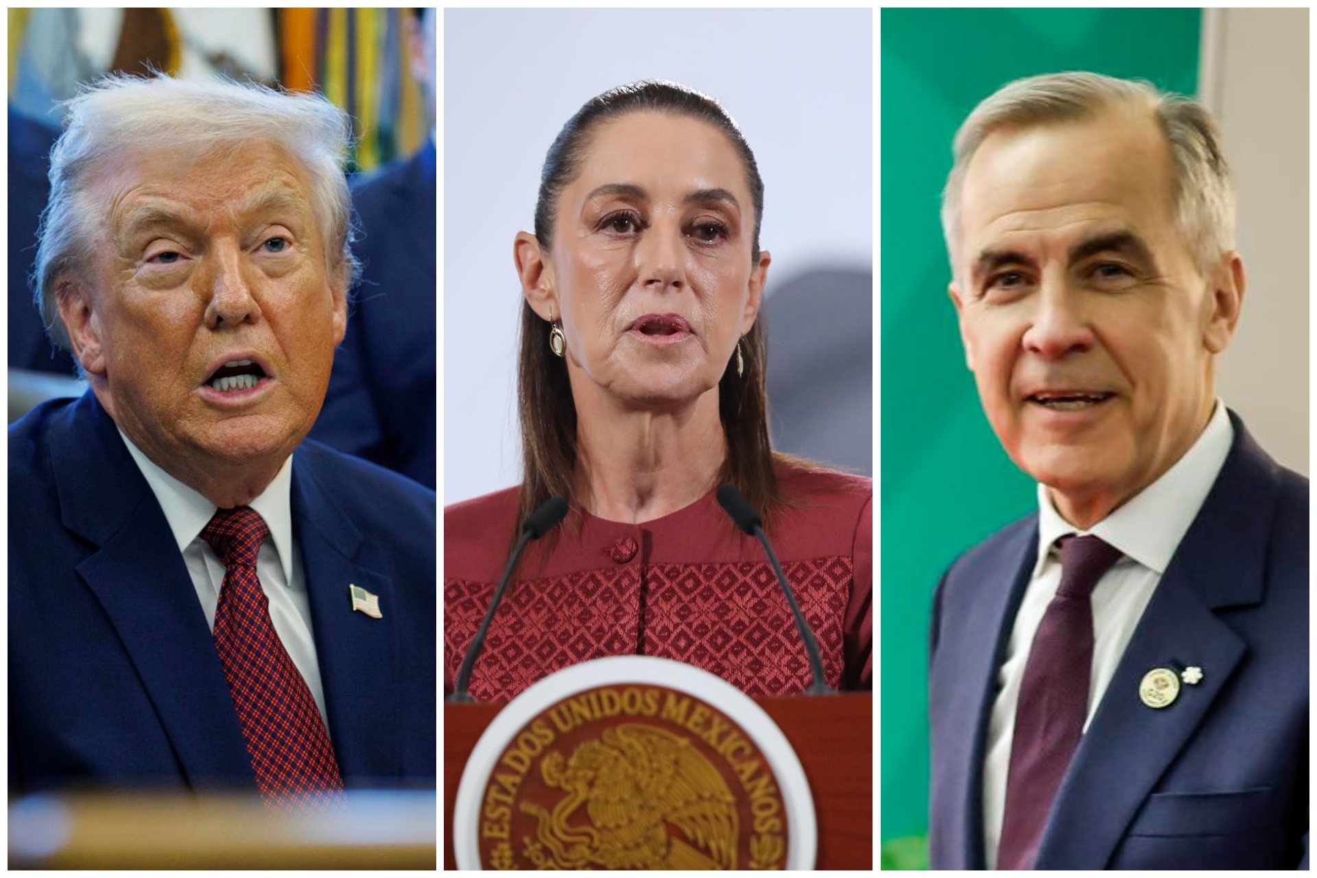 Trump, Sheinbaum y Carney se verán en Washington con futuro incierto para el T-MEC Trump, Sheinbaum y Carney se verán en Washington con futuro incierto para el T-MEC