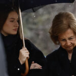 La familia real española despide a Irene de Grecia antes de viajar a Atenas a su funeral