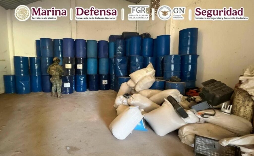 Desmantelan en Guerrero narcolaboratorio para tres tipos de drogas