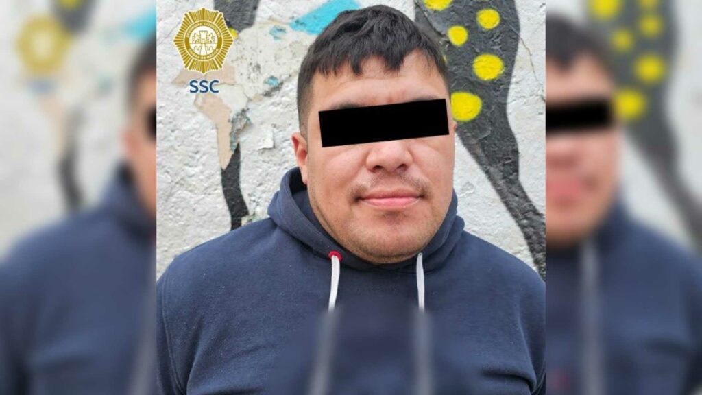 Detienen a “El Ganso”, presunto líder de grupo delictivo, con arma y droga en Iztacalco