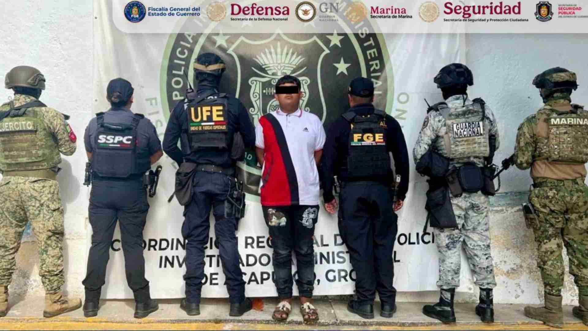 Detienen en Acapulco a Jesús “N”, presunto responsable de triple homicidio