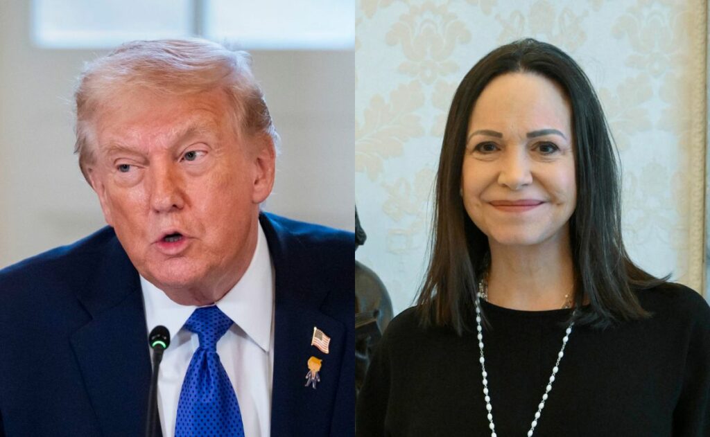 Trump se reunirá con María Corina Machado en la Casa Blanca