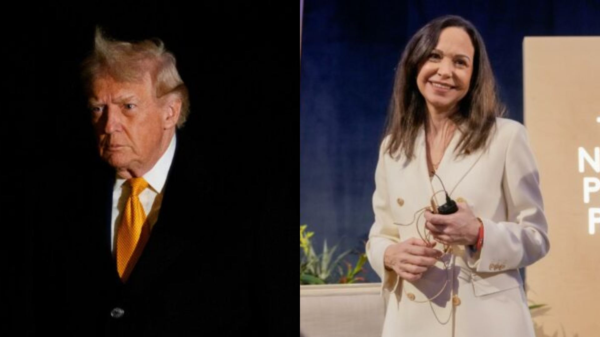 Donald Trump y María Corina Machado almorzarán este jueves en la Casa Blanca