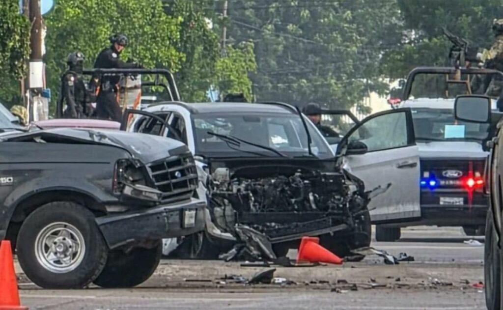 Video: Enfrentamiento en Culiacán deja un policía herido y 4 detenidos