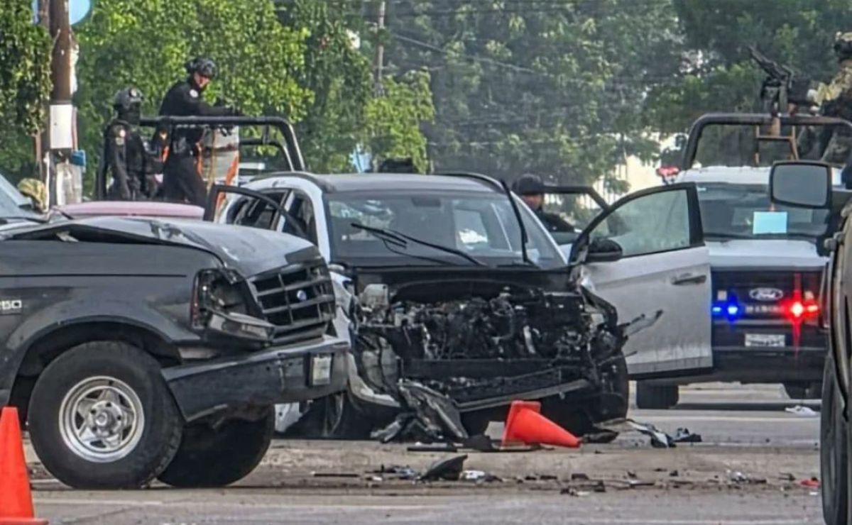 Video: Enfrentamiento en Culiacán deja un policía herido y 4 detenidos