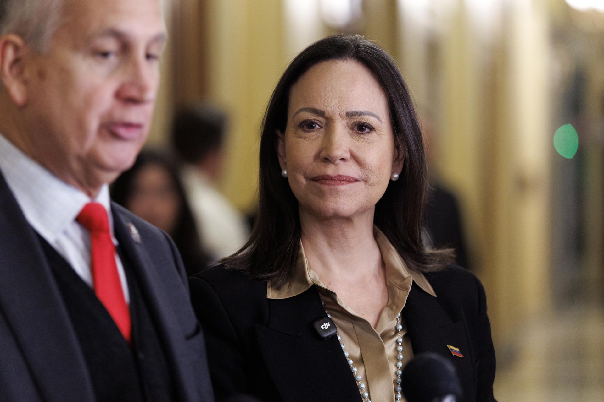 Trump se reunió por segunda vez con María Corina Machado en la Casa Blanca