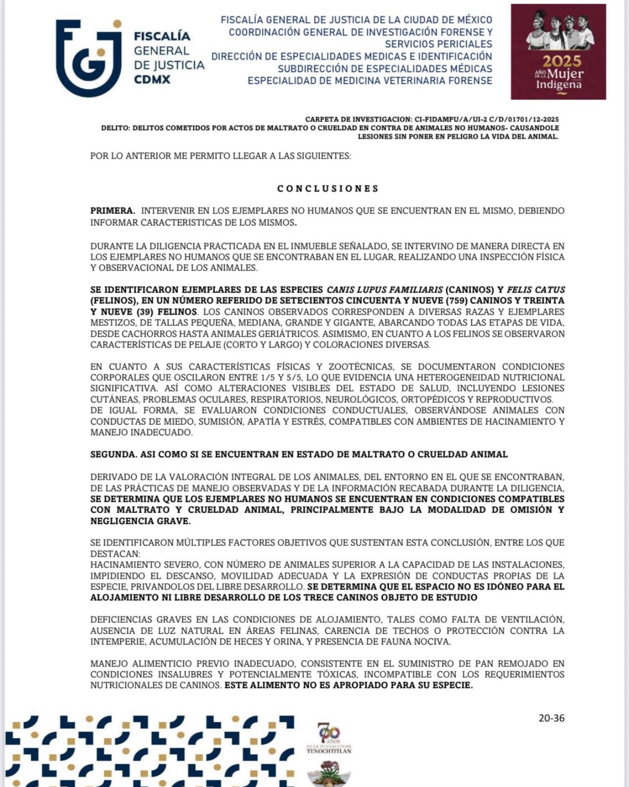 Desalojan refugio animal en CDMX por presunto maltrato - inspeccion-de-la-fgj-cdmx-en-el-refugio-franciscano