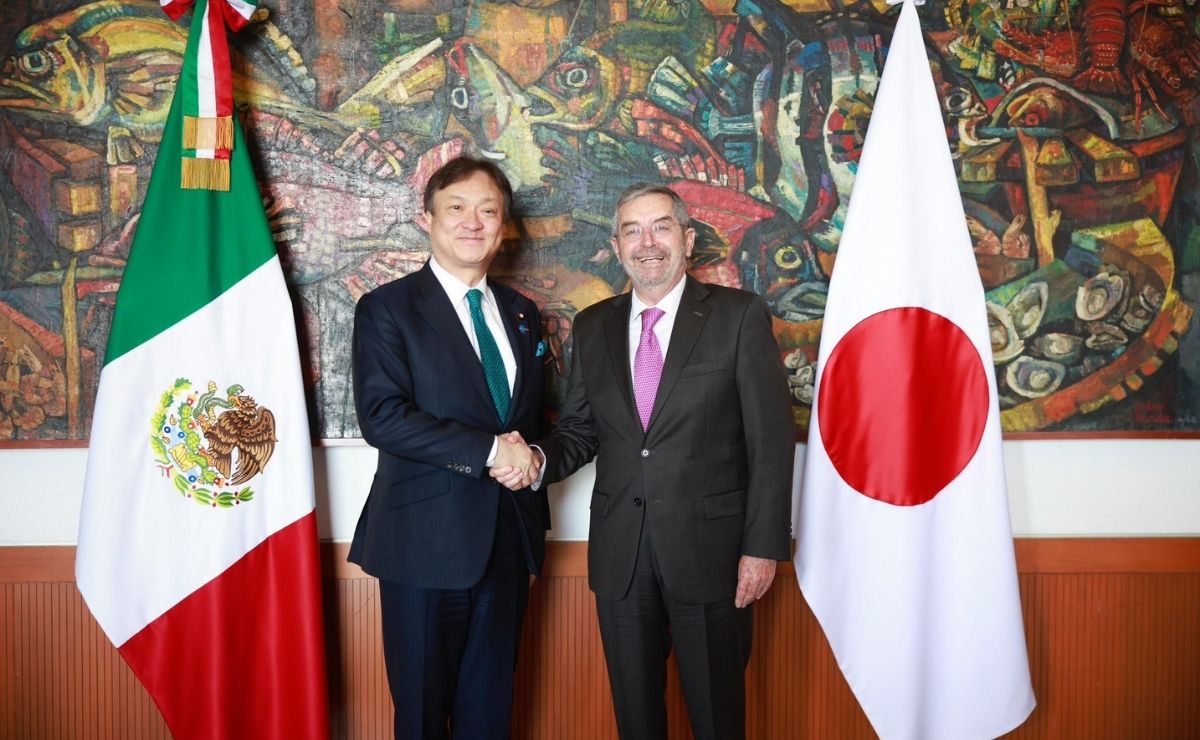Canciller De la Fuente se reúne con el ministro de Estado de Relaciones Exteriores de Japón
