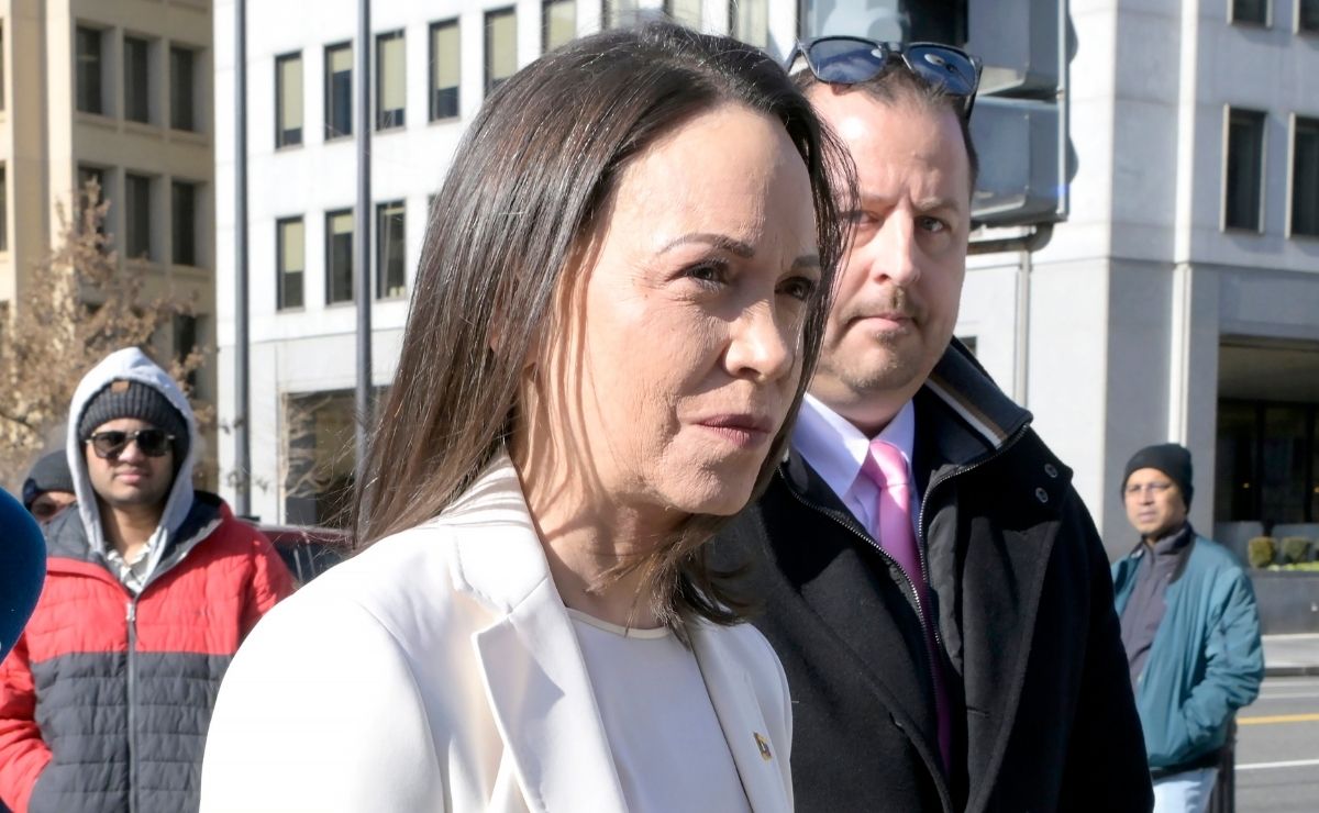 María Corina Machado llega a la Casa Blanca para un almuerzo con Trump