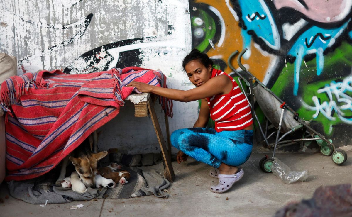 Cambia tendencia en 2026: Migrantes buscan quedarse en México y no en EE.UU. - migrante-en-asentamiento-irregular-en-cdmx