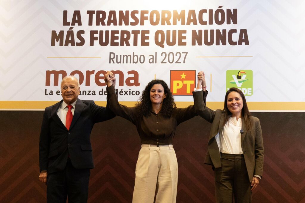 Morena, PT y PVEM refrendan coalición de cara a elecciones de 2027