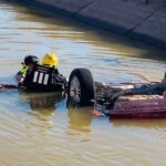 Mueren cuatro jóvenes tras volcar su auto en canal de Navojoa, Sonpra