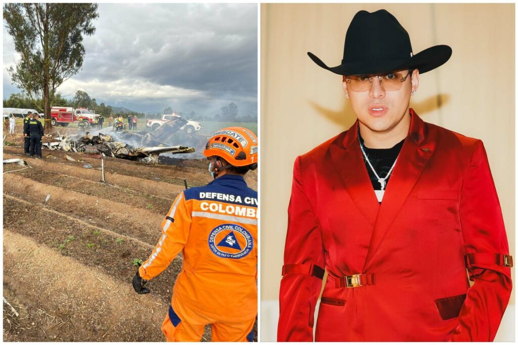 Cantante colombiano Yeison Jiménez muere en accidente de avión