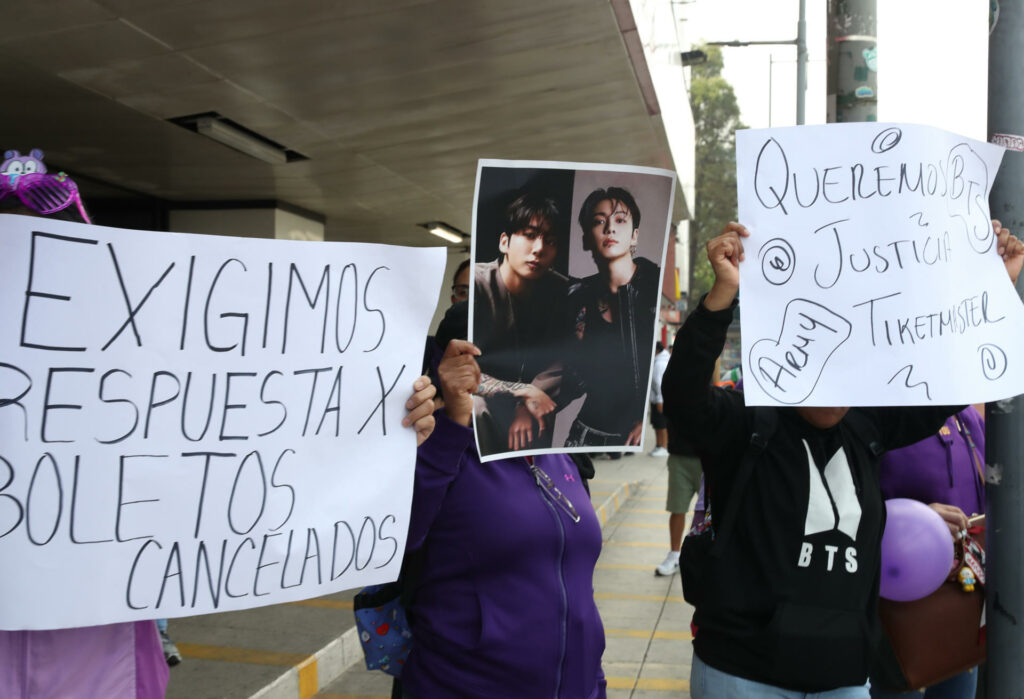 Army BTS marchan para exigir claridad ante “abusos” en venta de boletos