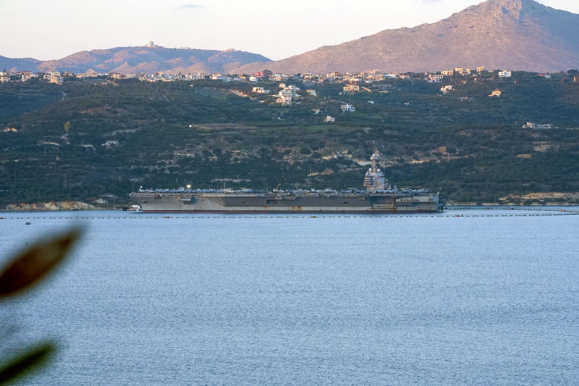 El Portaaviones USS Gerald R. Ford llega a Israel