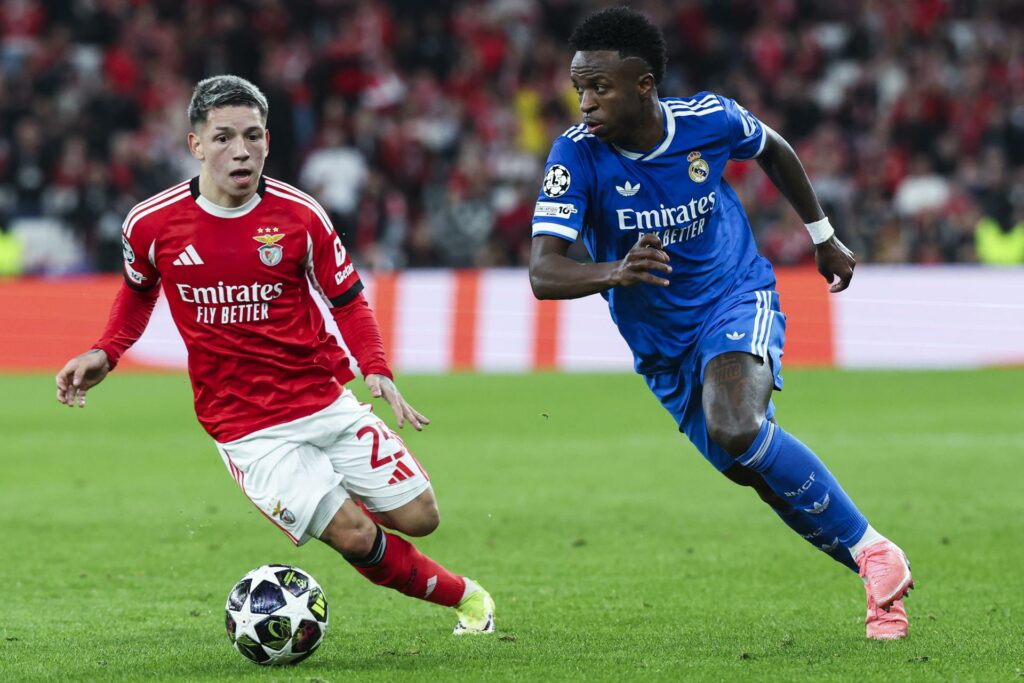 UEFA estudia el presunto incidente racista contra Vinicius en el Real Madrid vs Benfica